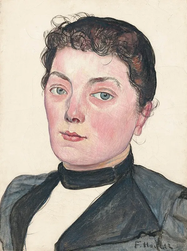 Bildnis Einer Unbekannten Berner Madchen Wall Art by Ferdinand Hodler - High-Resolution Digital Print