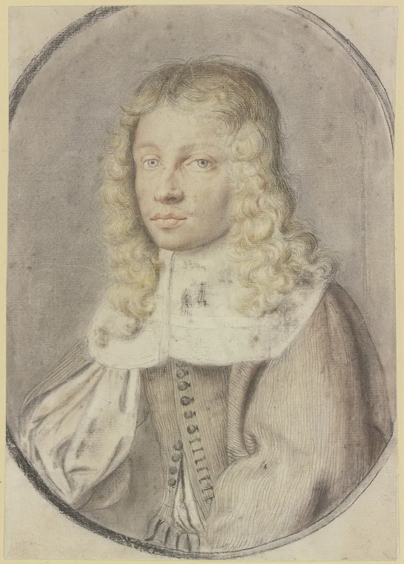 Bildnis Eines Jungen Mannes Nach Links Wall Art by Joachim Von Sandrart - High-Resolution Digital Print