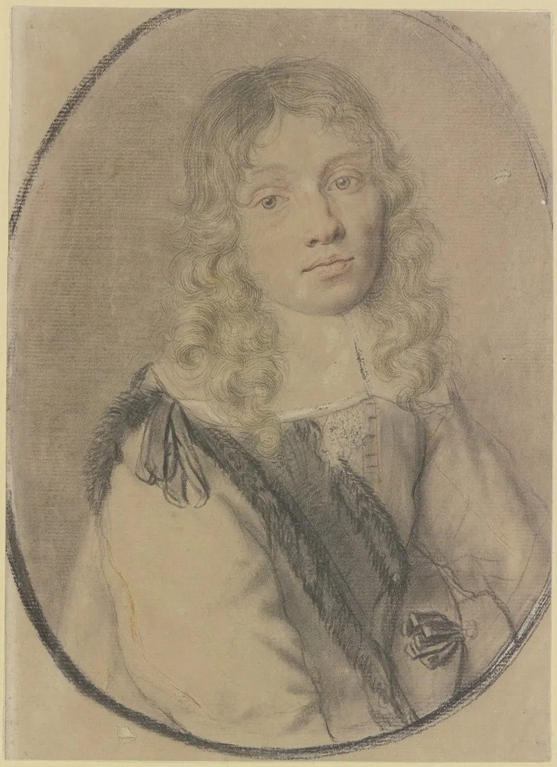 Bildnis Eines Jungen Mannes Nach Rechts Wall Art by Joachim Von Sandrart - High-Resolution Digital Print