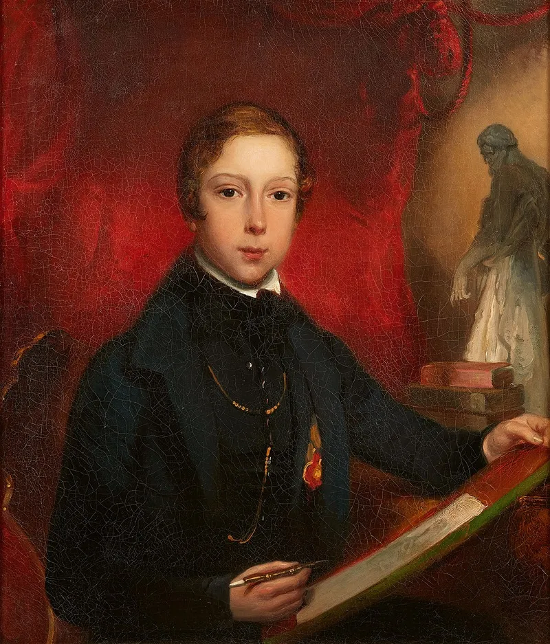 Bildnis Eines Jungen Zeichners Wall Art by Nikolaas Pieneman - High-Resolution Digital Print
