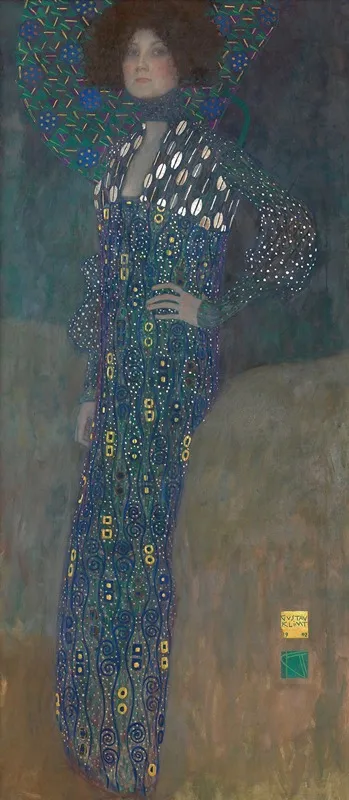 Bildnis Emilie Floge Wall Art by Gustav Klimt - High-Resolution Digital Print