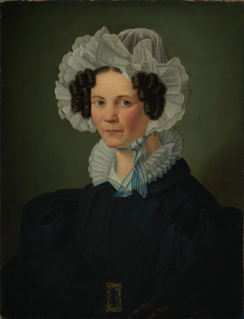 Bildnis Frau Josephine Bohl Geb Coblitz Wall Art by Louis Coblitz - High-Resolution Digital Print