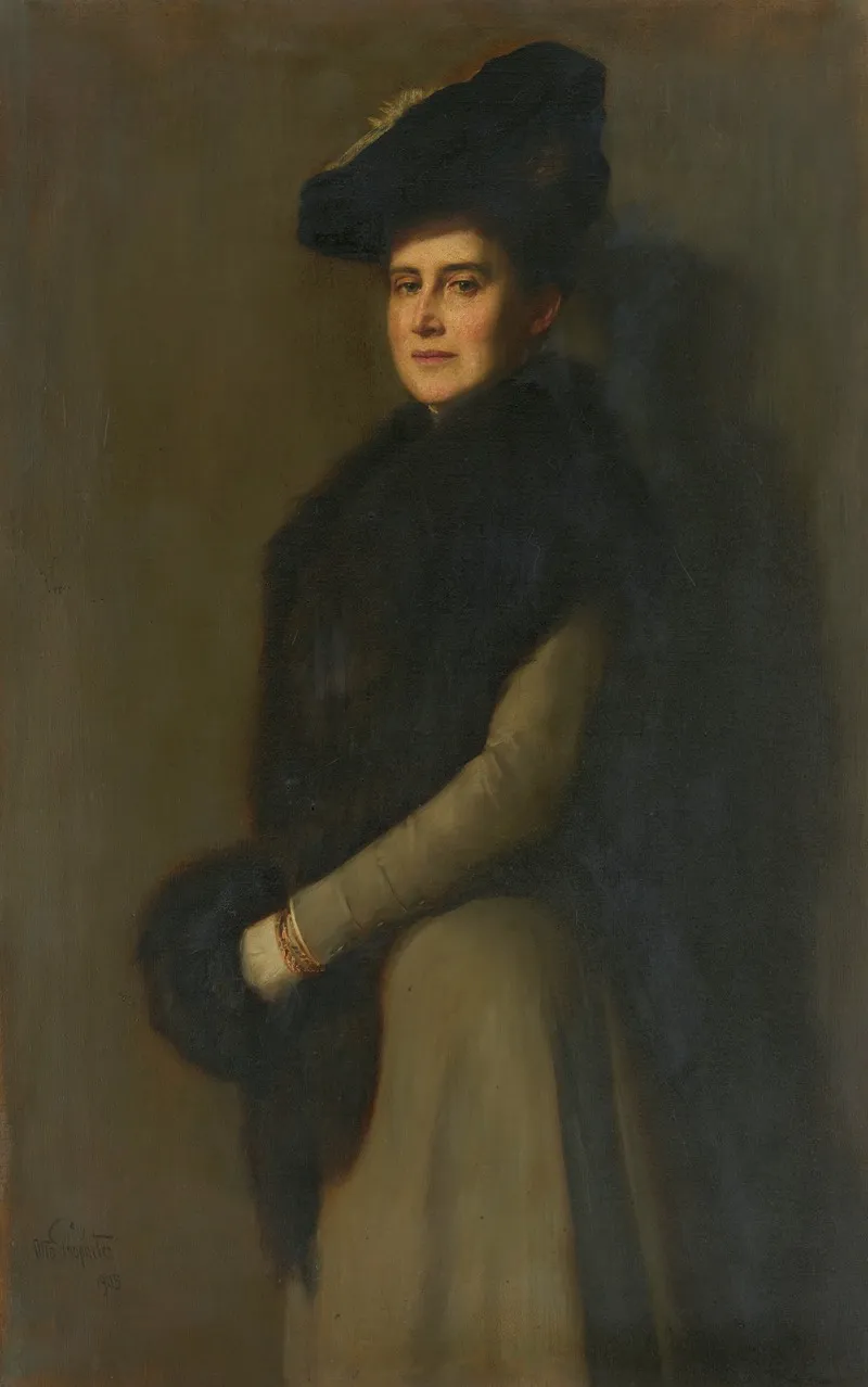 Bildnis I K H Der Erbgrosherzogin Hilda Von Baden Wall Art by Otto Propheter - High-Resolution Digital Print
