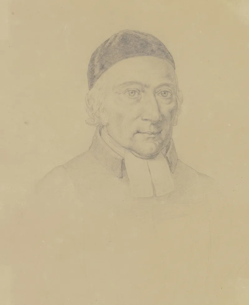 Bildnis Jakob Ludwig Passavant Prediger Der Deutsch Reformierten Gemeinde Zu Frankfurt Am Main Wall Art by Johann David Passavant - High-Resolution Digital Print