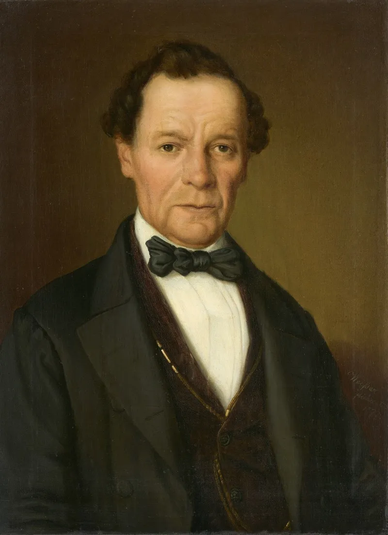 Bildnis Joseph Hugel Aus Bonndorf Wall Art by Ignaz Weisser - High-Resolution Digital Print