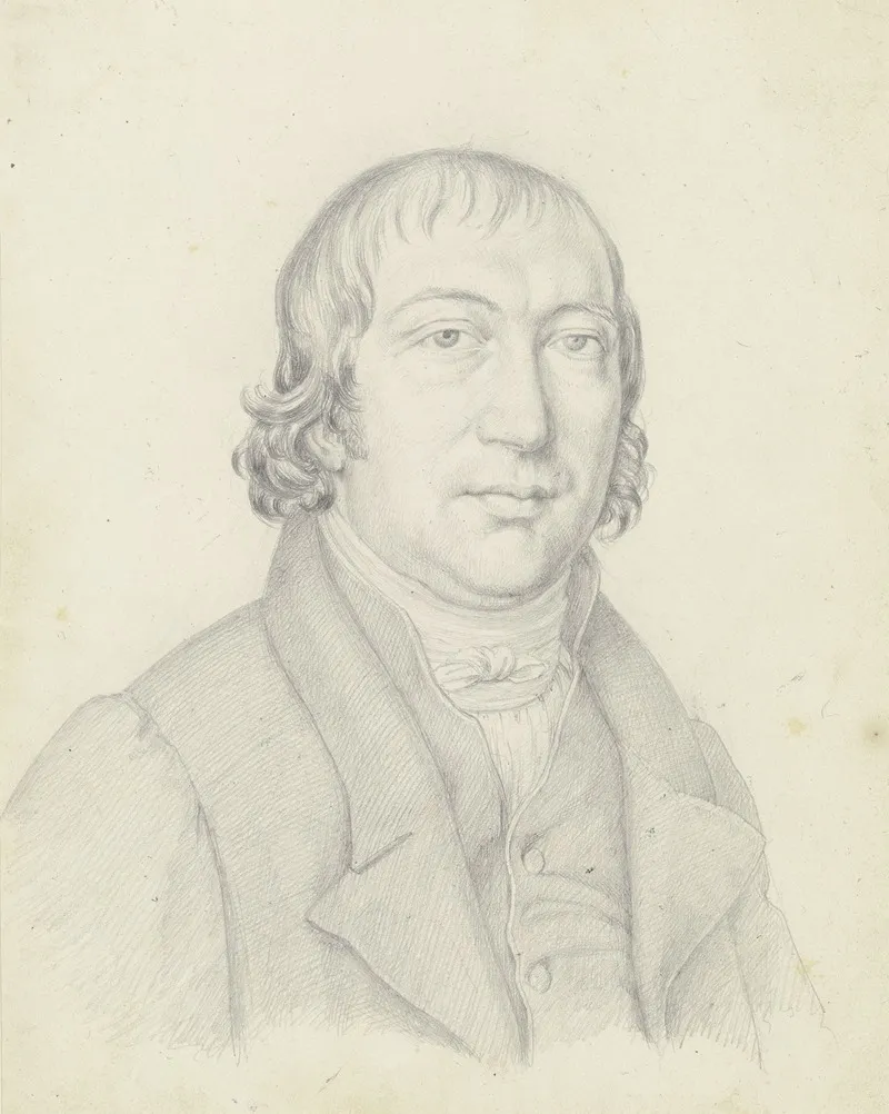 Bildnis L Manuel Pfarrer Der Franzosisch Reformierten Gemeinde Zu Frankfurt Am Main Wall Art by Johann David Passavant - High-Resolution Digital Print