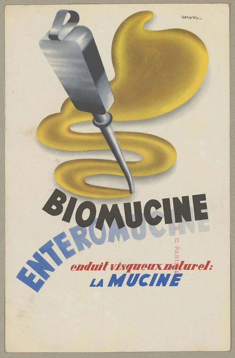 Biomucine Enteromucine Wall Art by Laboratoires Robert &amp; Carrière - High-Resolution Digital Print