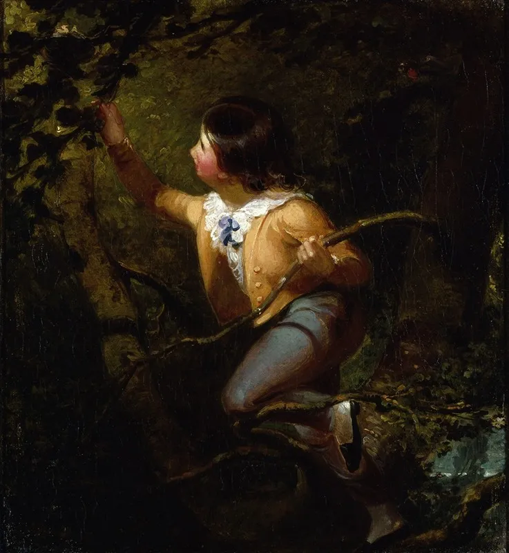Bird Nesting Wall Art by Emanuel Gottlieb Leutze - High-Resolution Digital Print
