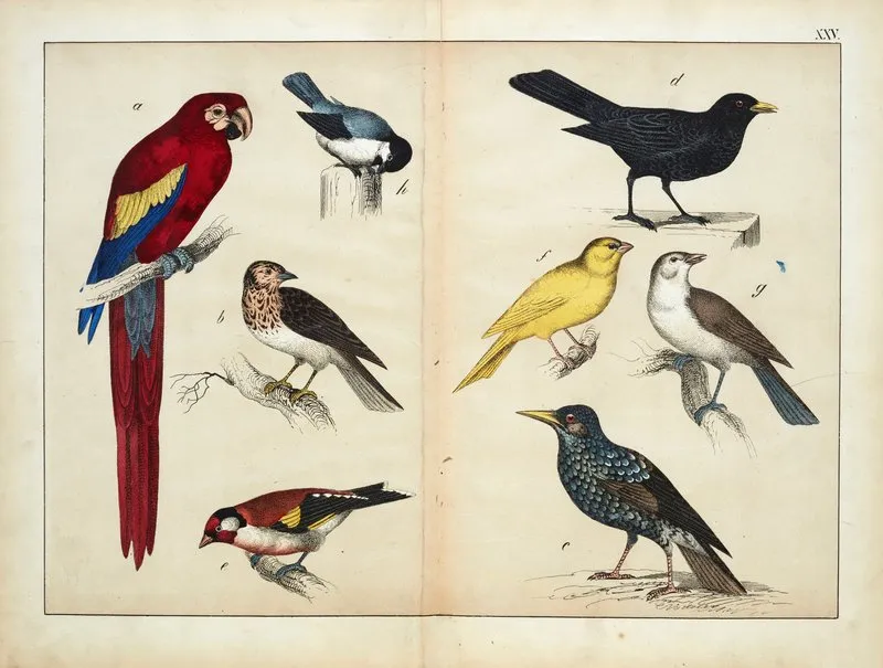 Birds 9 Wall Art by D. Englert - High-Resolution Digital Print