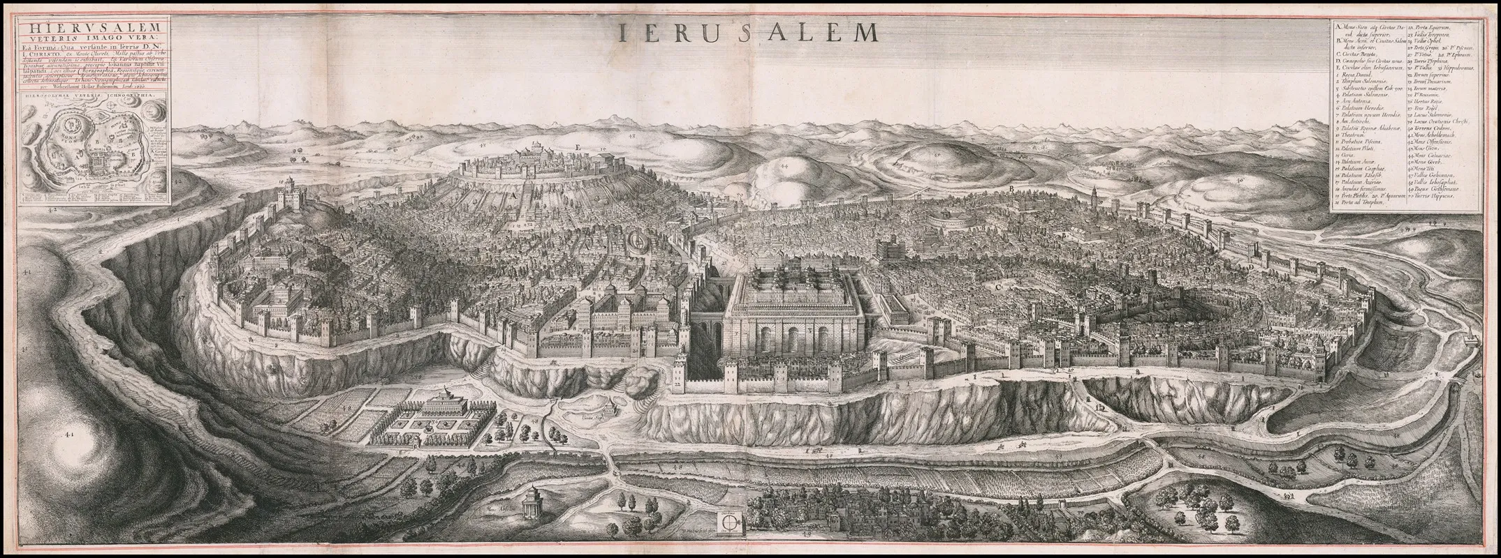 Birds Eye View Of Jerusalem