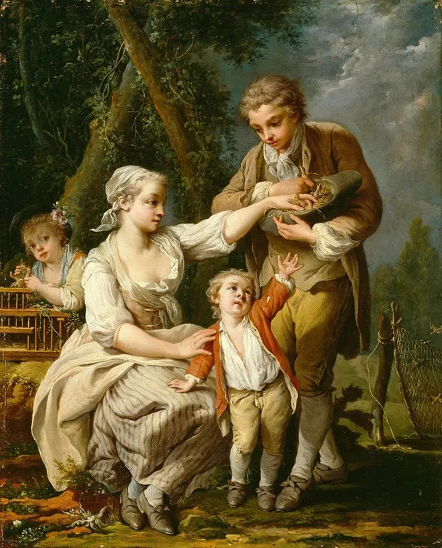 Birds Nest Wall Art by Jean-Baptiste Charpentier - High-Resolution Digital Print