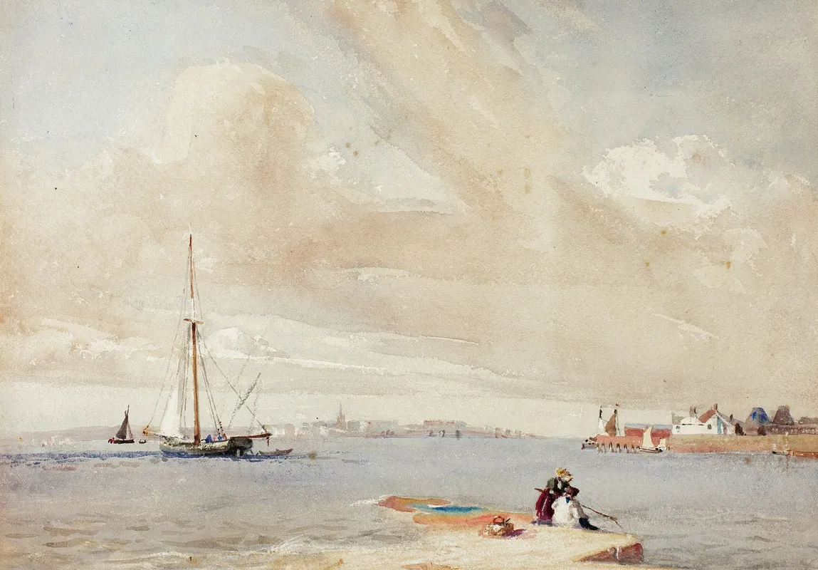 Birkenhead From Herculaneum Potteries Wall Art by Eliot Thomas Yorke - High-Resolution Digital Print