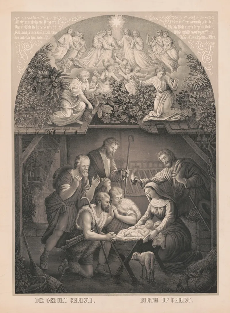 Birth Of Christ 3 Wall Art by E. W. Wehle - High-Resolution Digital Print