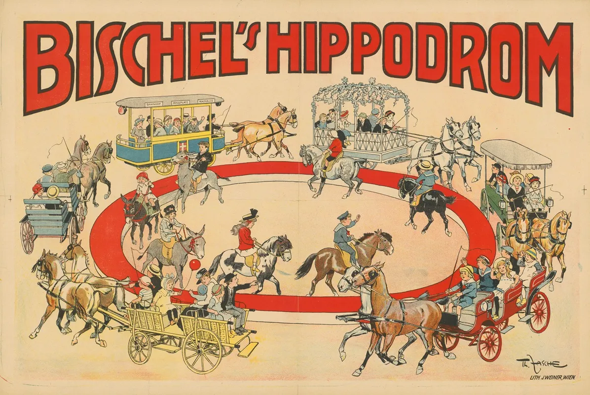 Bischels Hippodrom Wall Art by Theodor Zasche - High-Resolution Digital Print