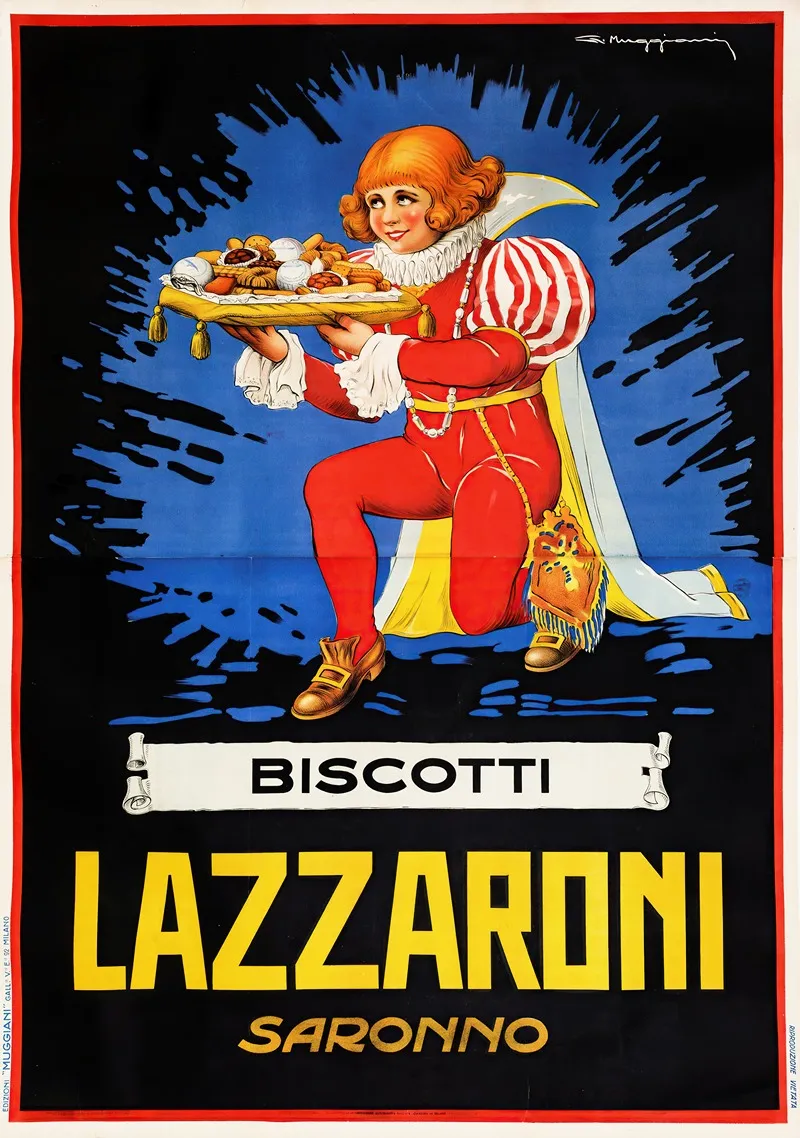 Biscotti Lazzaroni Saronno Wall Art by Giorgio Muggiani - High-Resolution Digital Print