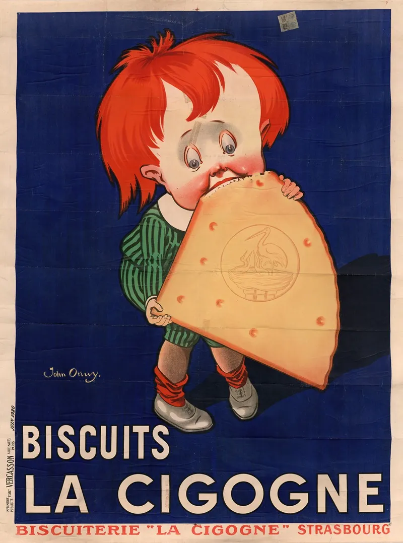 Biscuits La Cigogne Wall Art by John Onwy - High-Resolution Digital Print
