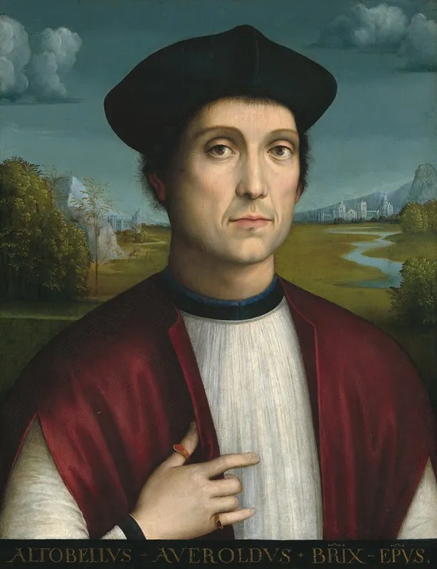 Bishop Altobello Averoldo Wall Art by Francesco Francia - High-Resolution Digital Print