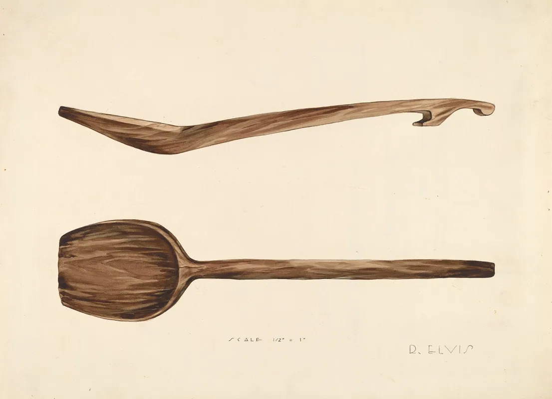Bishop Hill Wooden Spoon