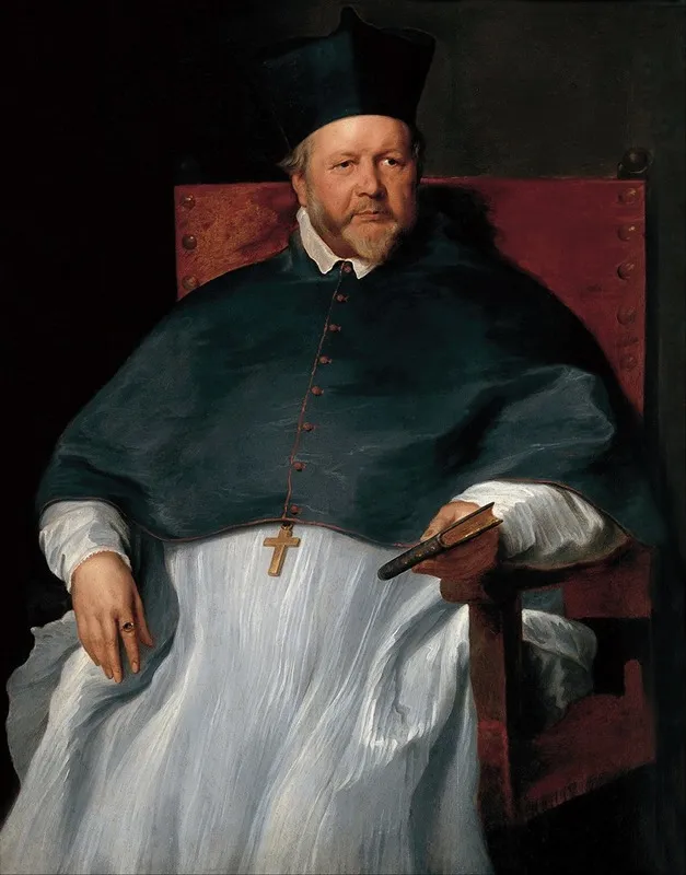 Bishop Jan Van Malderen Wall Art by Anthony van Dyck - High-Resolution Digital Print
