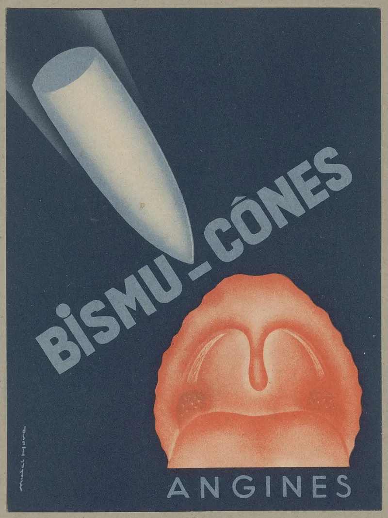 Bismu Cones Wall Art by Laboratoires Bouillet - High-Resolution Digital Print