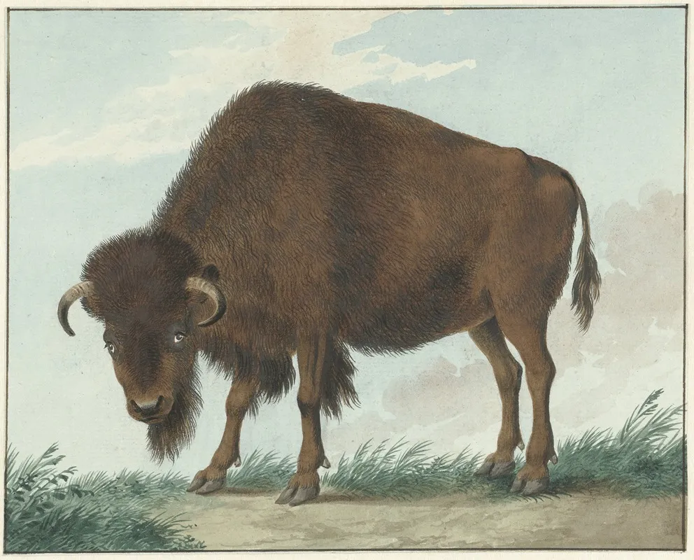 Bison Wall Art by Isaac van Haastert - High-Resolution Digital Print