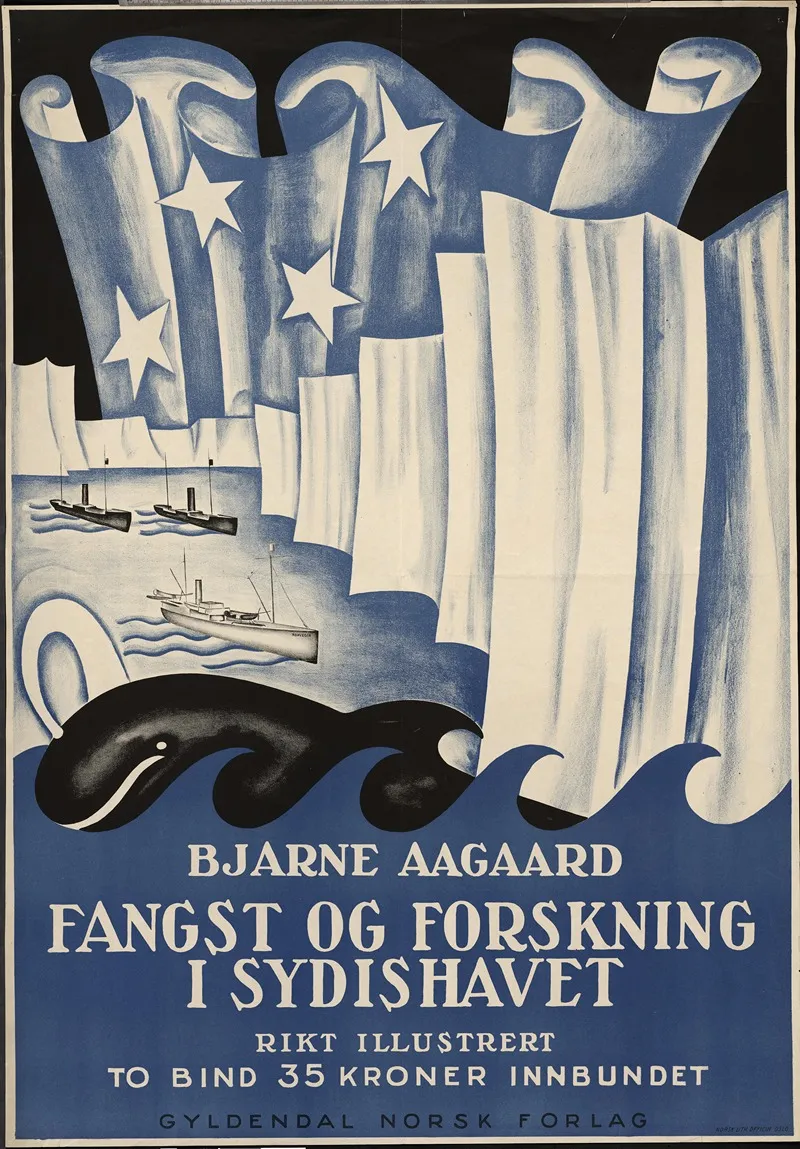 Bjarne Aagaard Fangst Og Forskning I Sydishave Rikt Illustrert To Bind 35 Kroner Innbundet Wall Art by Norsk lithografisk Officin - High-Resolution Digital Print