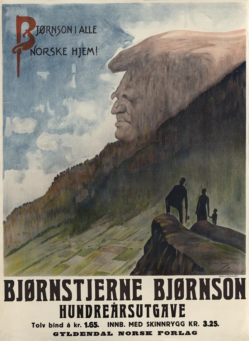 Bjornstjerne Bjornson Hundrearsutgave Wall Art by Gustav Lærum - High-Resolution Digital Print