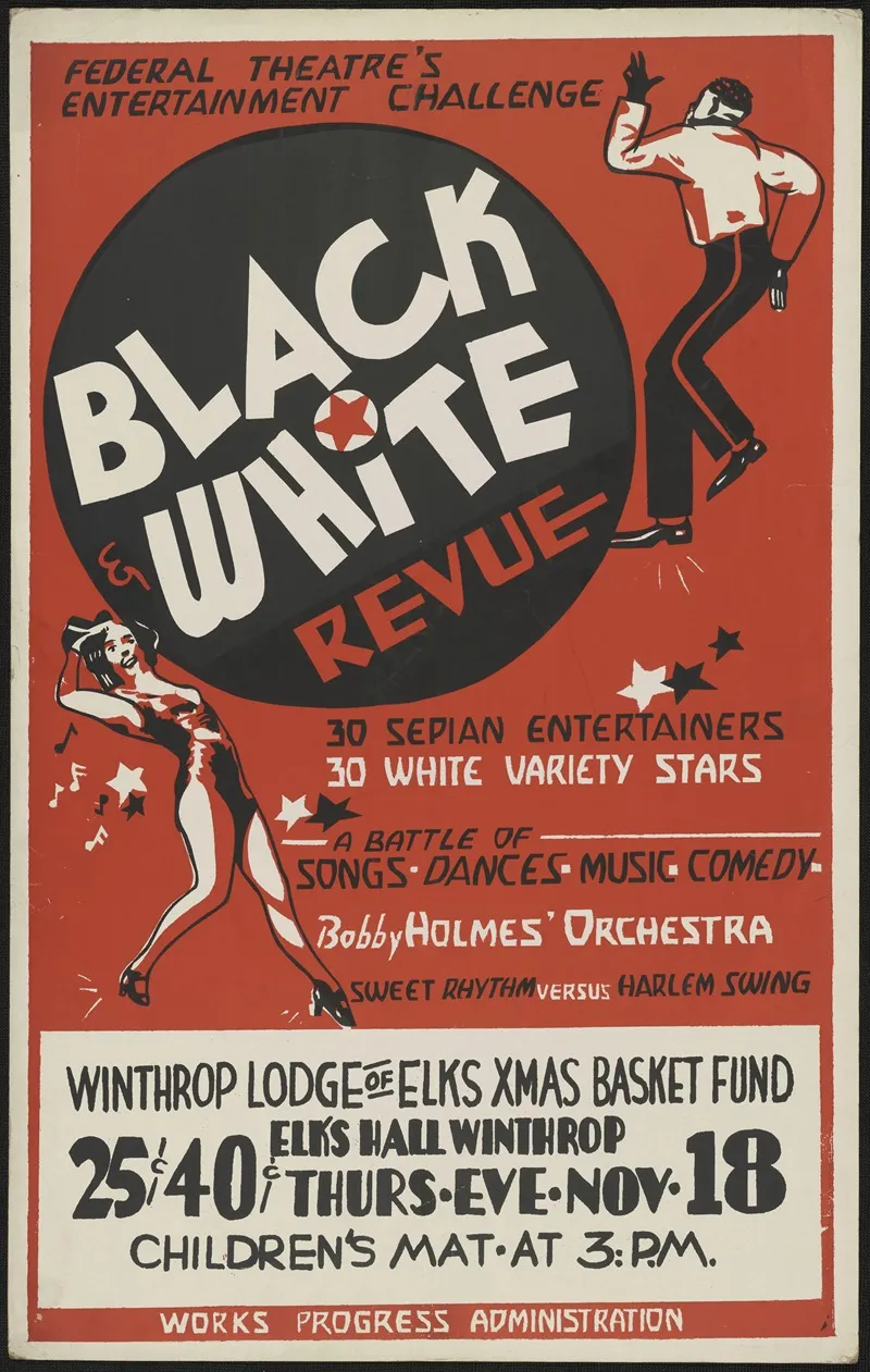 Black And White Revue Wall Art by Anonymous - High-Resolution Digital Print