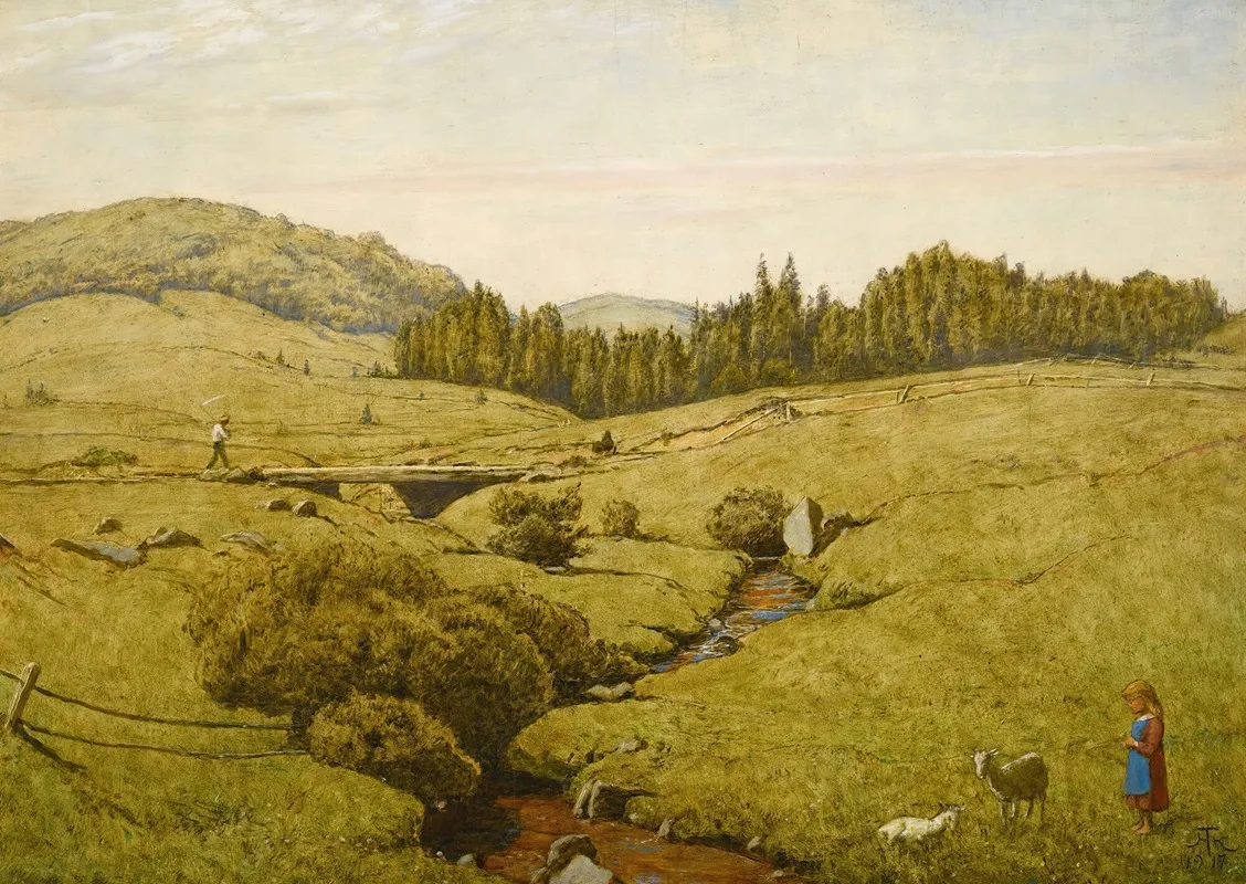 Black Forest Landscape Wall Art by Hans Thoma - High-Resolution Digital Print