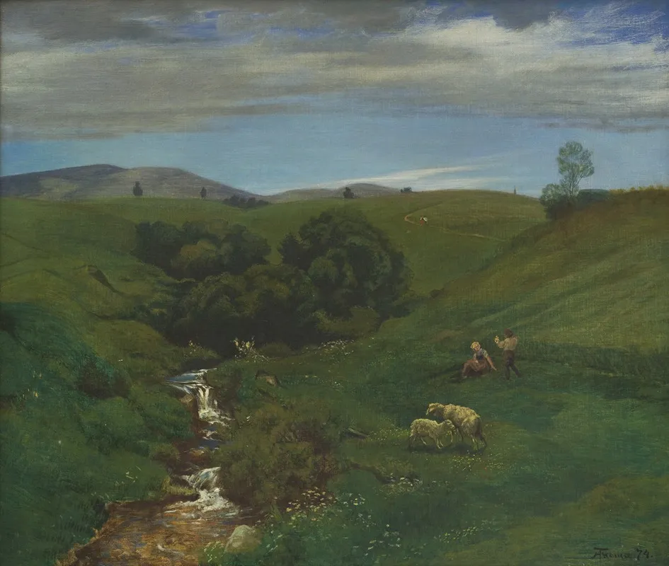 Black Forest Meadow Near Bernau