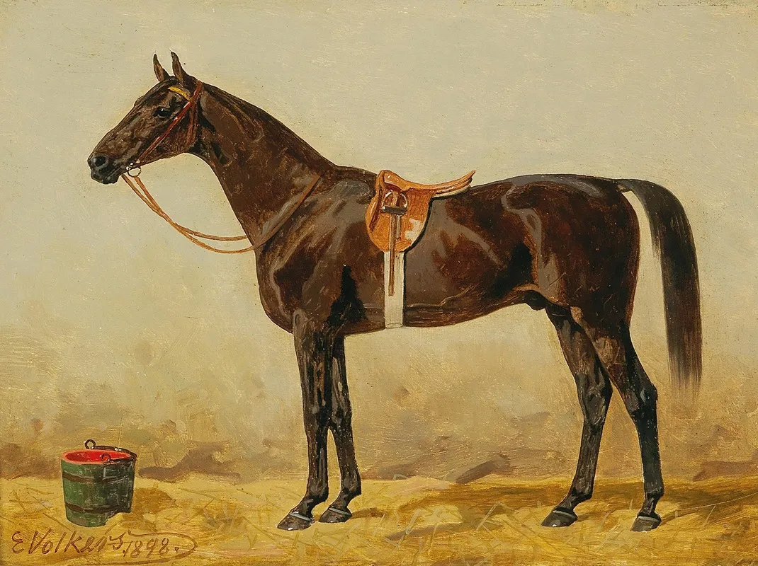 Black Horse In The Stable Ii