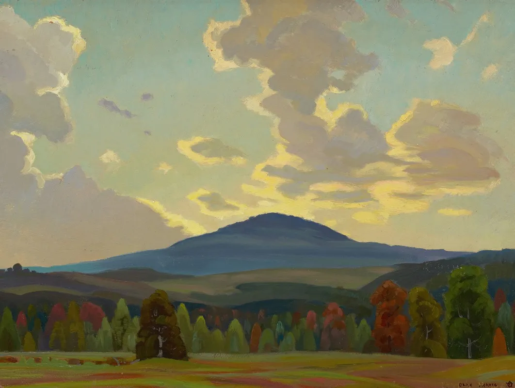 Black Mountain Ozarks Wall Art by Olin Travis - High-Resolution Digital Print