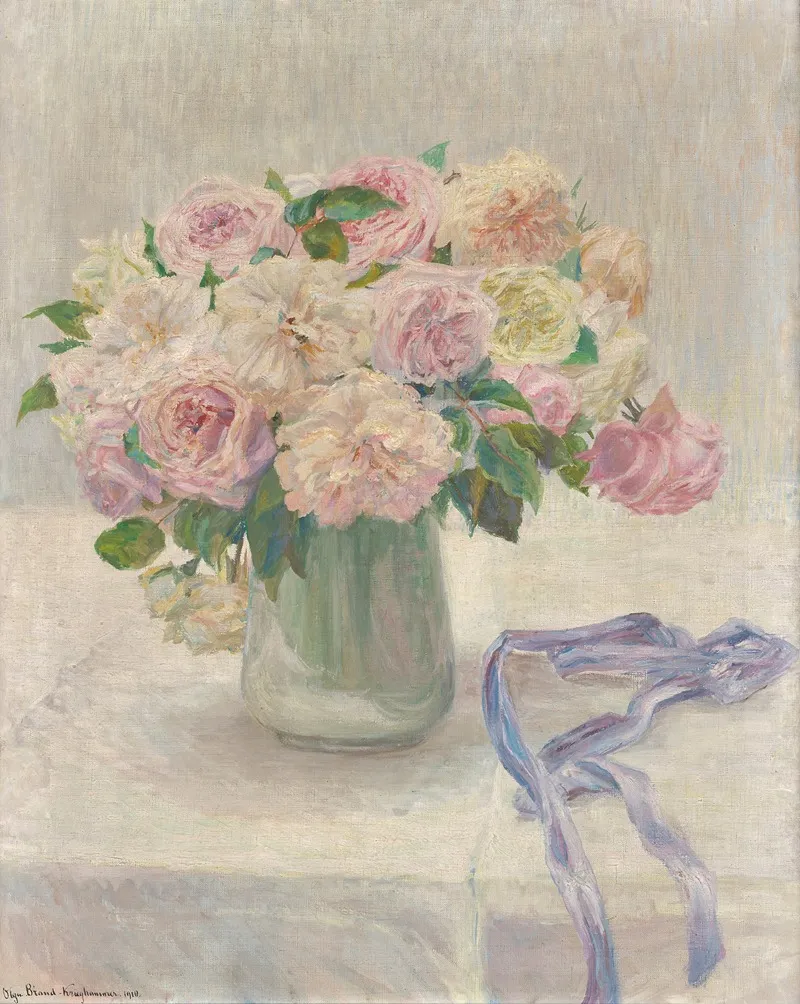 Blasse Rosen Wall Art by Marie Olga Brand-Krieghammer - High-Resolution Digital Print
