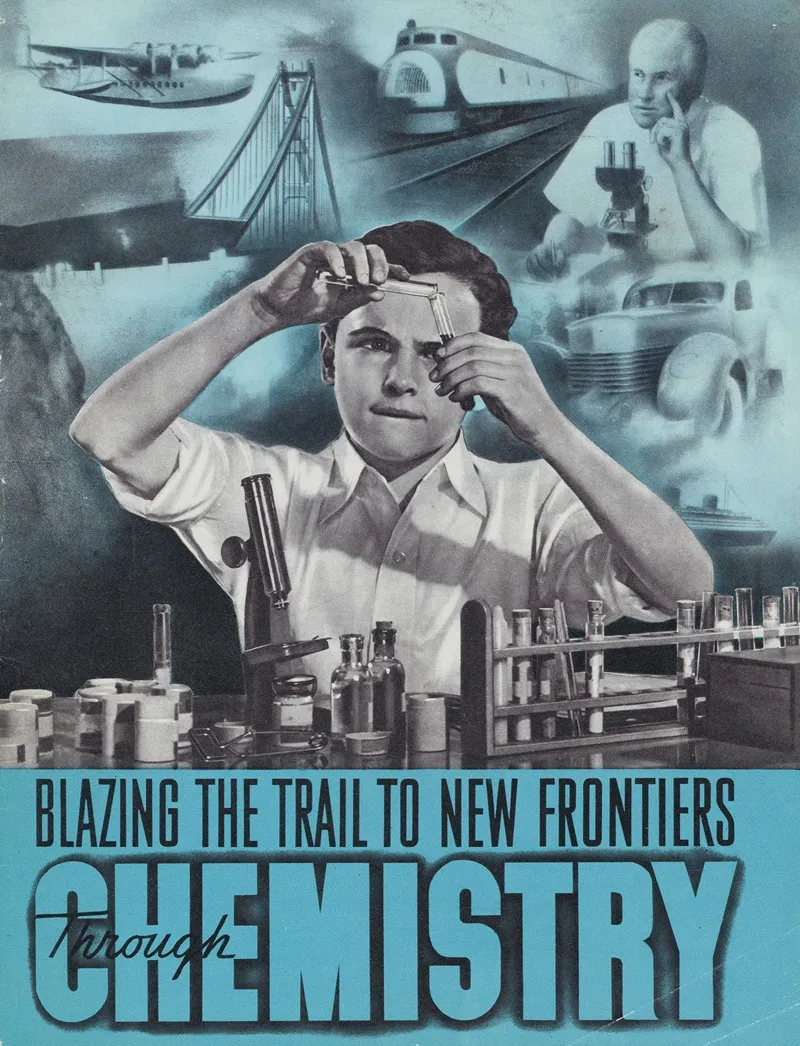 Blazing The Trail To New Frontiers Through Chemistry Wall Art by E.I. du Pont de Nemours &amp; Company - High-Resolution Digital Print