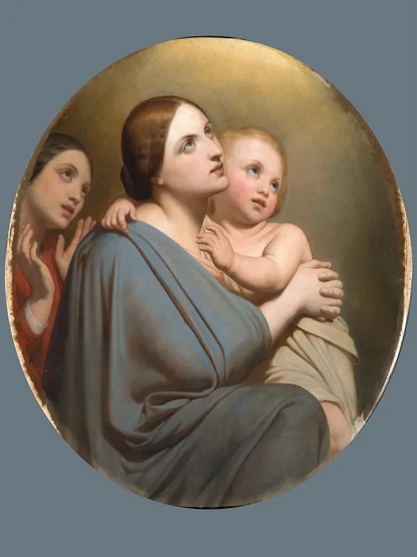Blessed Are The Pure Of Heart Wall Art by Ary Scheffer - High-Resolution Digital Print