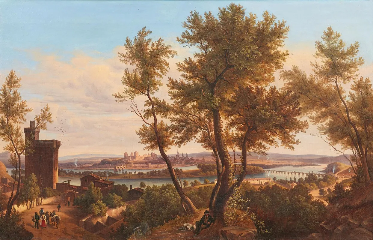 Blick Auf Avignon