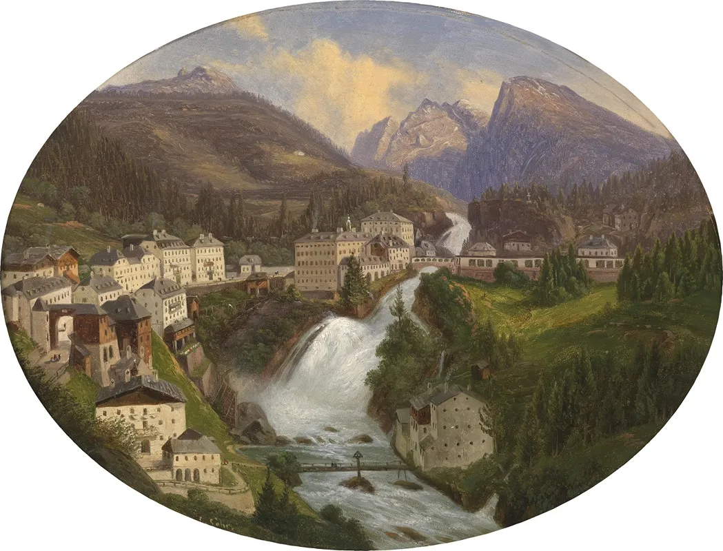 Blick Auf Bad Gastein