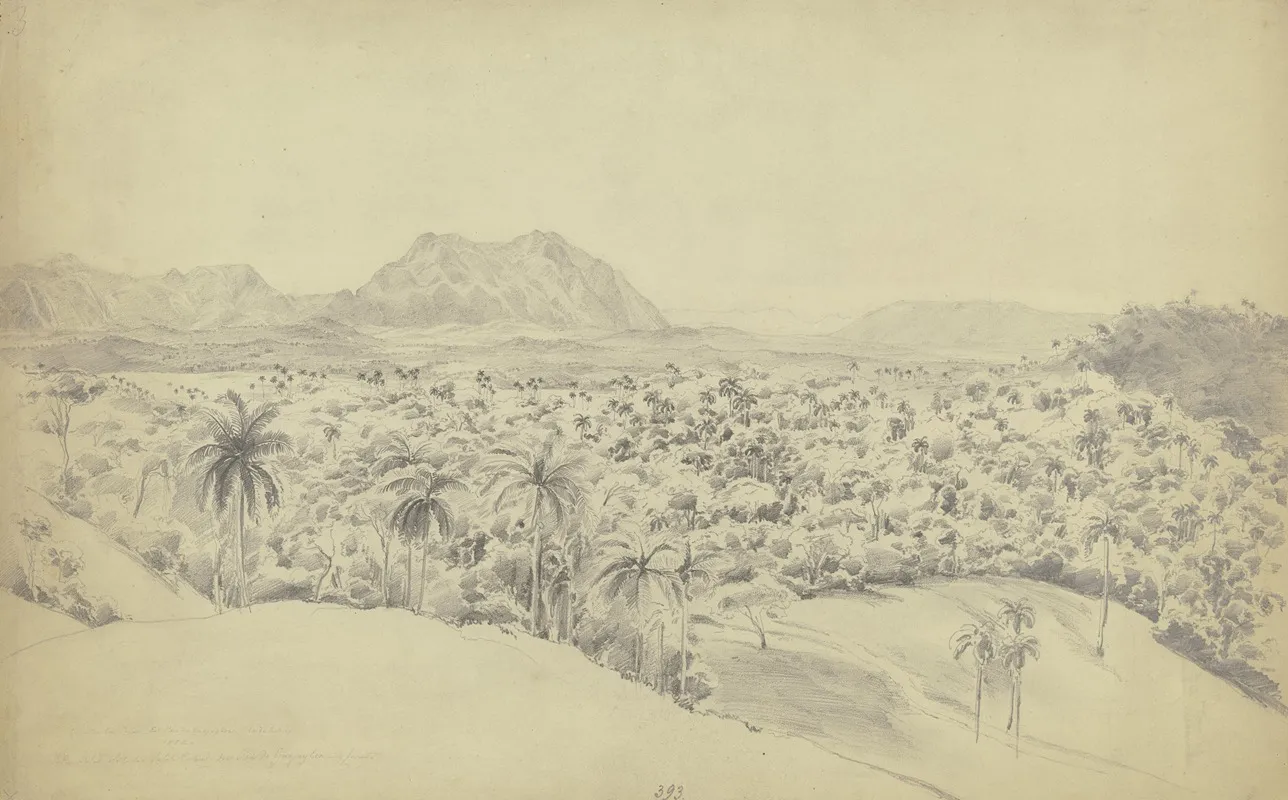 Blick Auf Den Pan De Guajaibon Auf Kuba Wall Art by Adolf Hoeffler - High-Resolution Digital Print