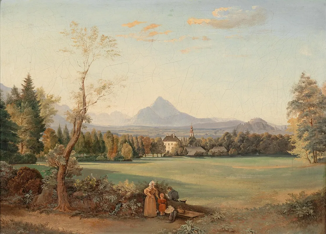 Blick Auf Die Festung Hohensalzburg 2 Wall Art by Josef Mayburger - High-Resolution Digital Print