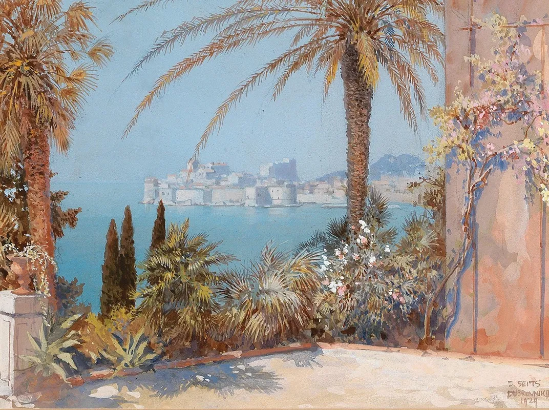 Blick Auf Dubrovnik Wall Art by Johann Seits - High-Resolution Digital Print