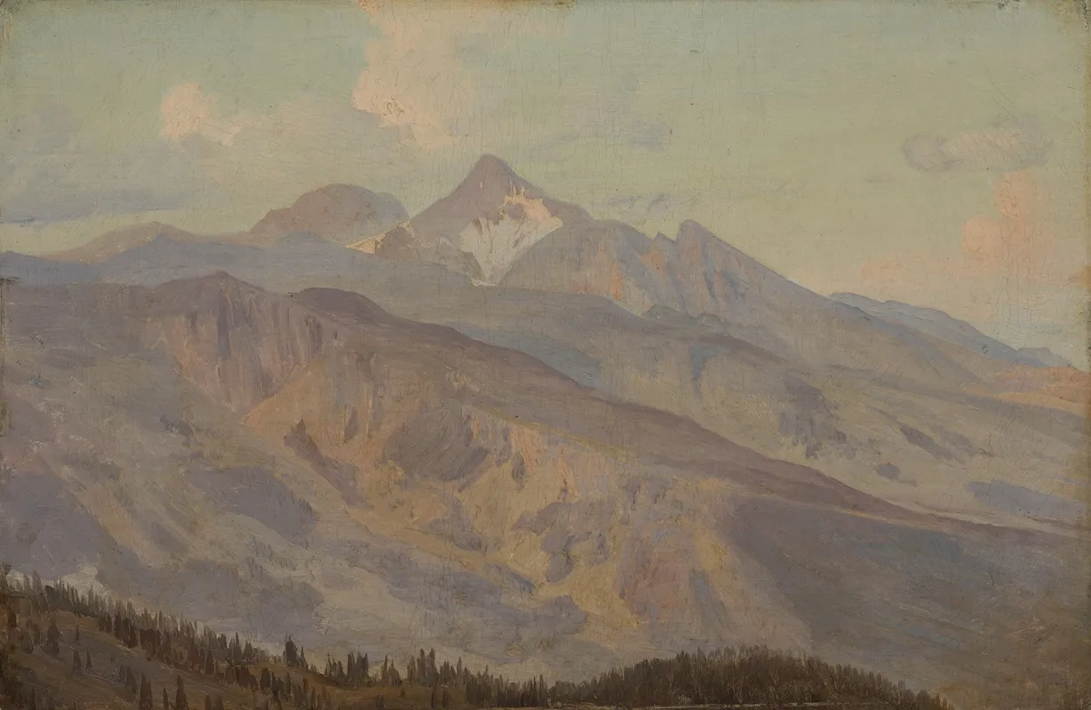 Blick Auf Gebirge