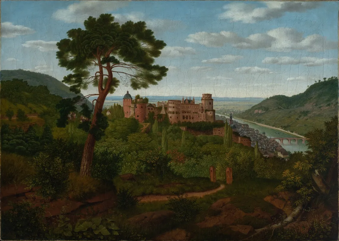 Blick Auf Heidelberg Und Das Heidelberger Schloss Wall Art by Christian Philipp Köster - High-Resolution Digital Print