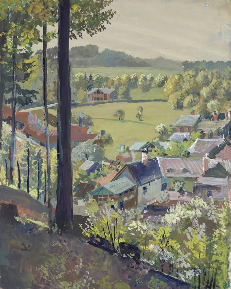 Blick Auf Presbaum Wall Art by Oskar Laske - High-Resolution Digital Print