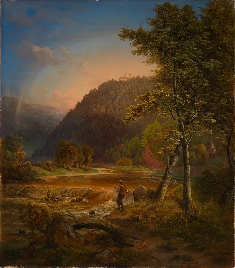Blick Auf Schlos Neu Eberstein Bei Gernsbach Im Murgtal Wall Art by Daniel Fohr - High-Resolution Digital Print