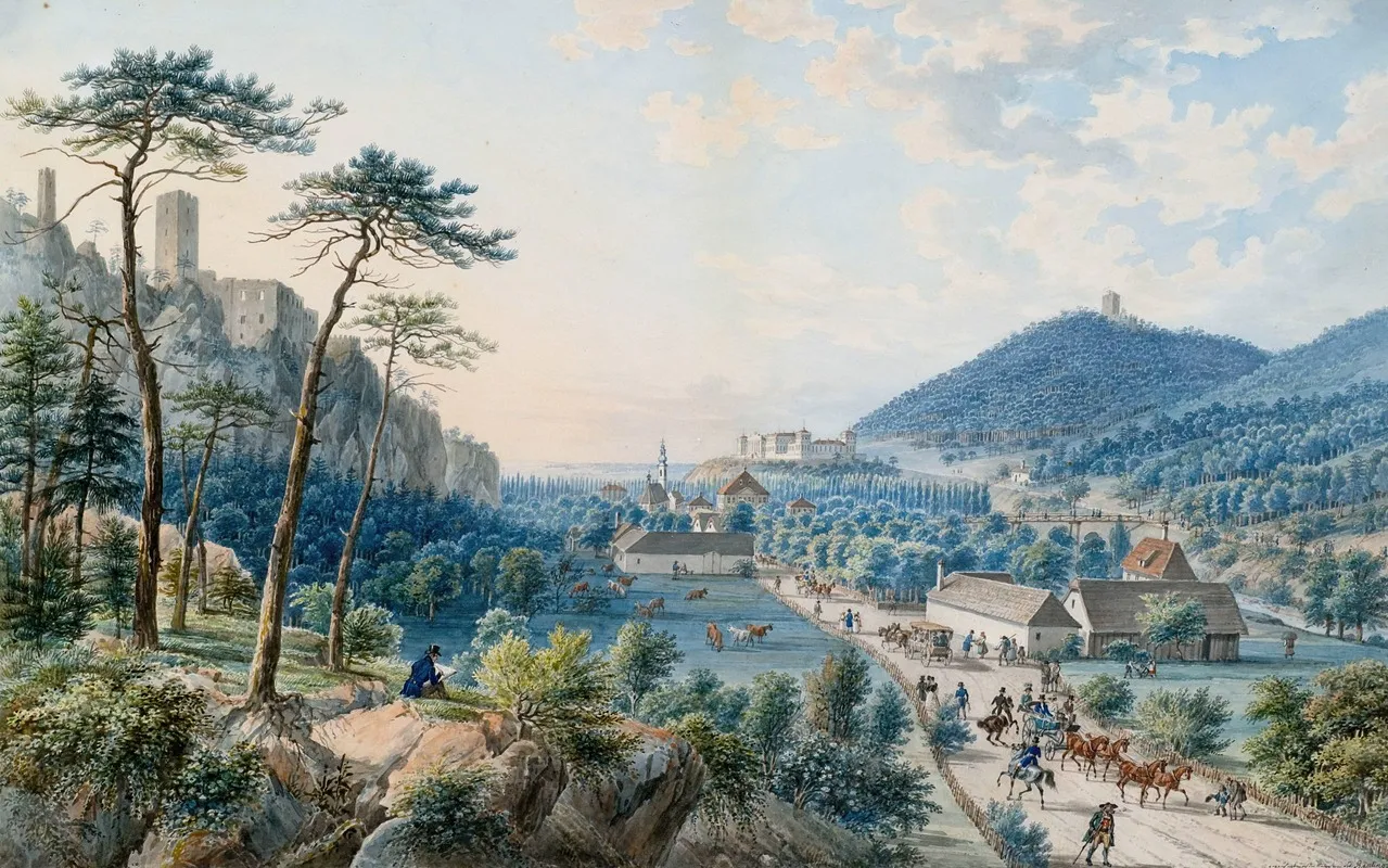 Blick Auf Schloss Weilburg Wall Art by Tobias Raulino - High-Resolution Digital Print