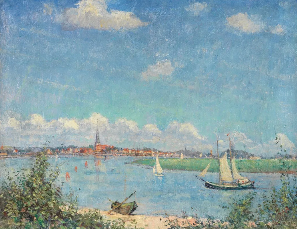 Blick Auf Travemunde Wall Art by Heinrich Linde-Walther - High-Resolution Digital Print