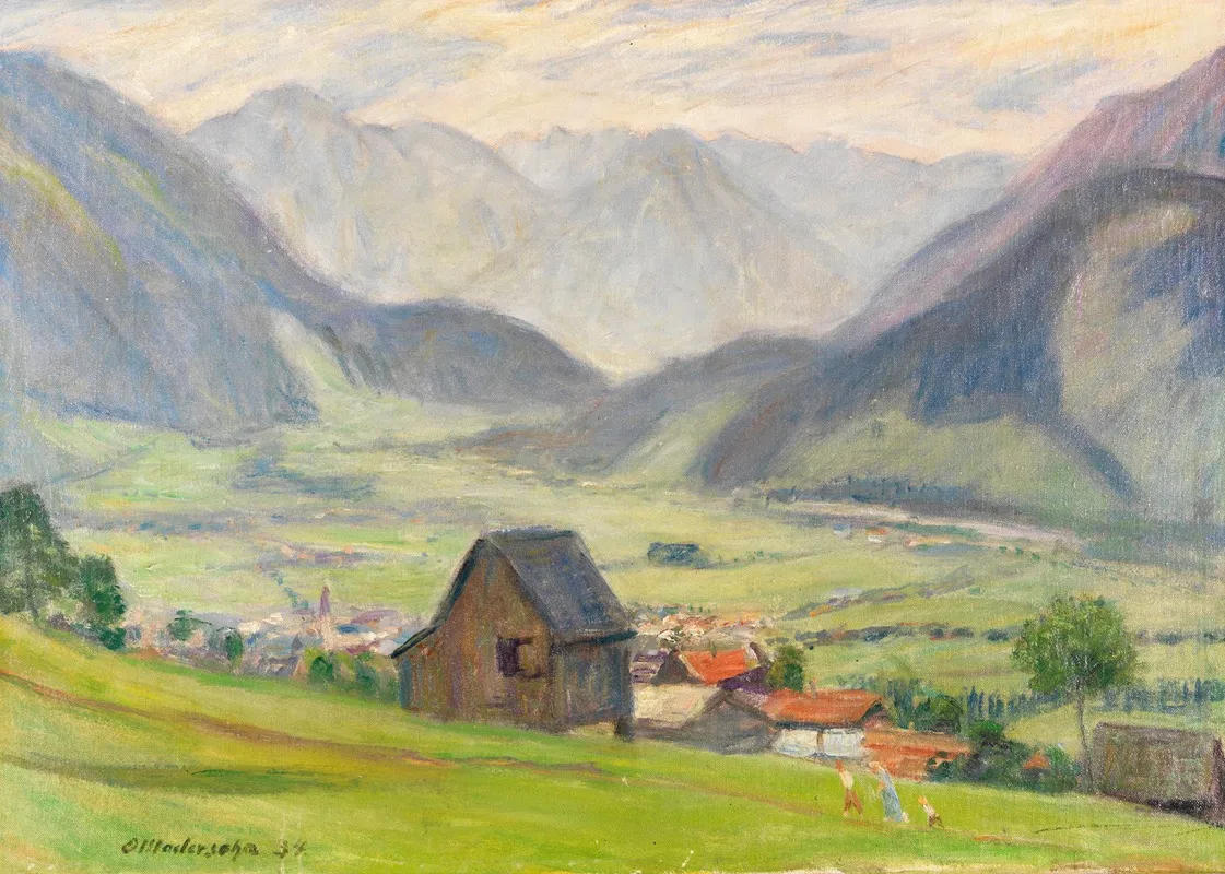 Blick Ins Tal Hindelang