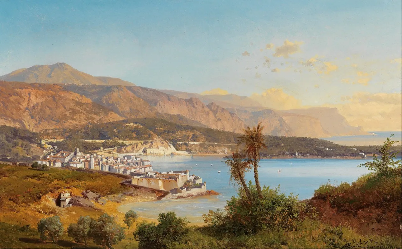 Blick Uber Die Bucht Von Villefranche Sur Mer