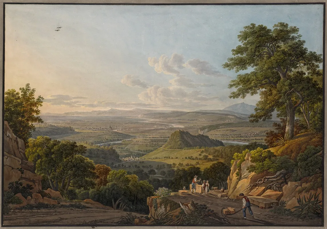 Blick Vom Muttenzer Steinbruch Auf Basel Environs De Bale Prise Sur La Carriere De Muttentz