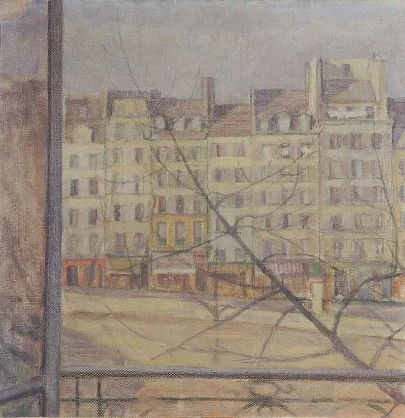 Blick Vom Quai D Anjou In Paris